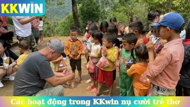 Các hoạt động tạo nên một tương lai mới trong KKwin nụ cười trẻ thơ