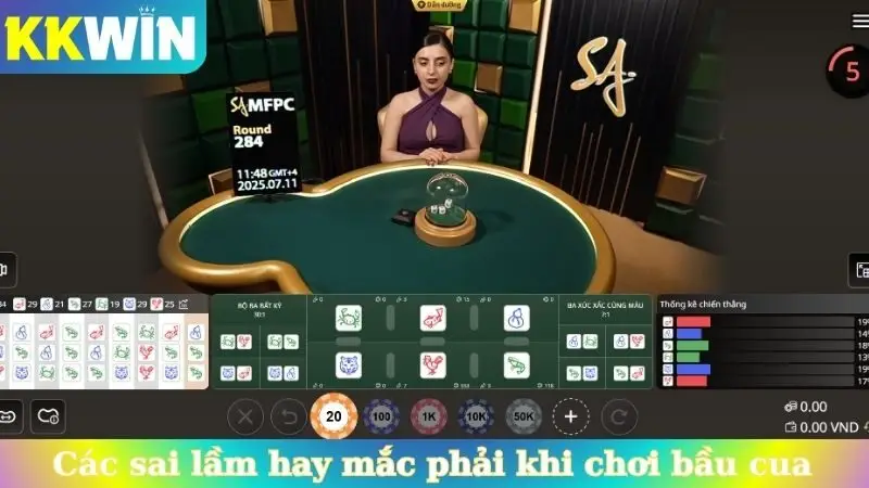 Các sai lầm hay mắc phải khi chơi bầu cua